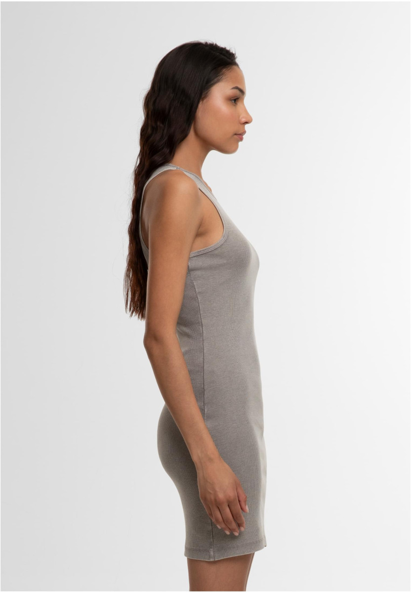 Ladies Washed Rib Jersey Dress