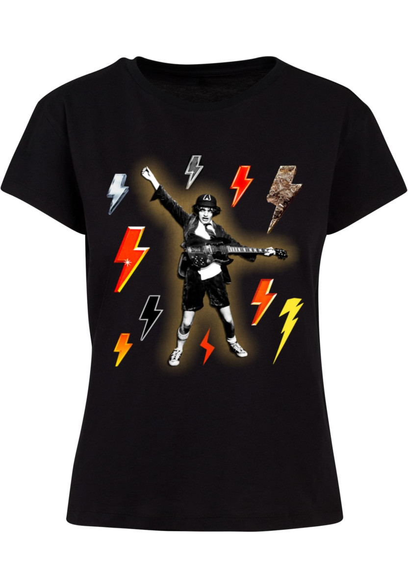 Ladies ACDC - 50th Bolt Array Box Tee