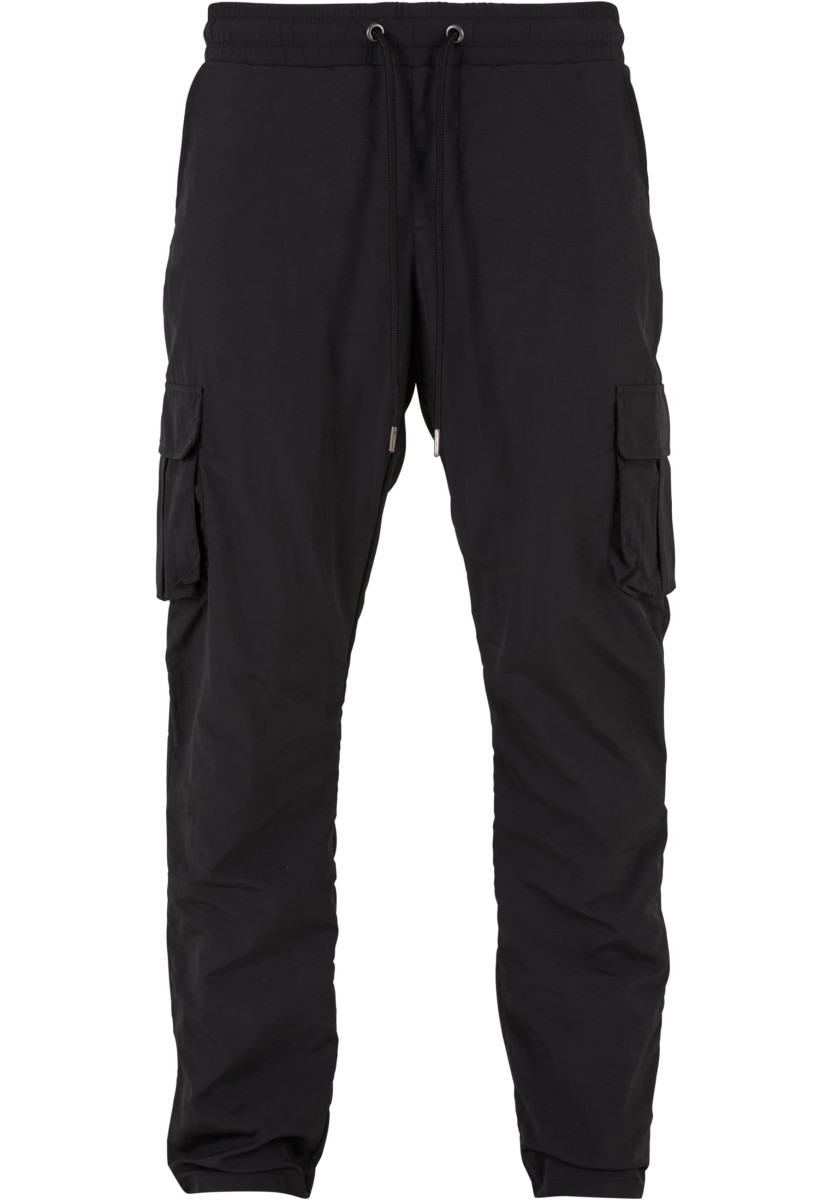 Straight Leg Nylon Cargo Pants