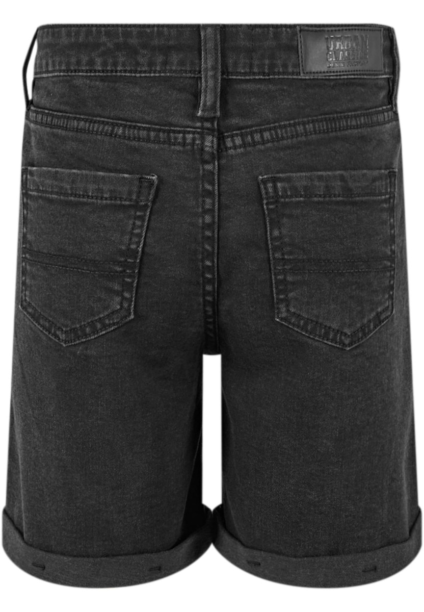 Girls Organic Stretch Denim 5 Pocket Shorts